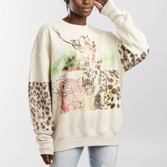 Modish Rebel Oversized Sweatshirt - Picture 1 of 6